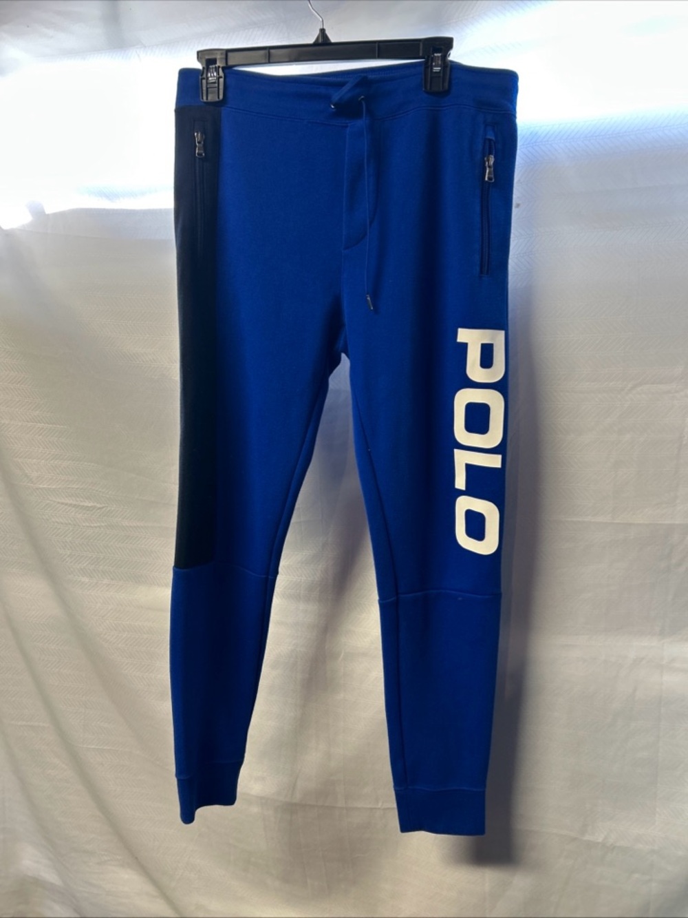 Polo by Ralph Lauren Royal Blue Jogger Pants with White Logo